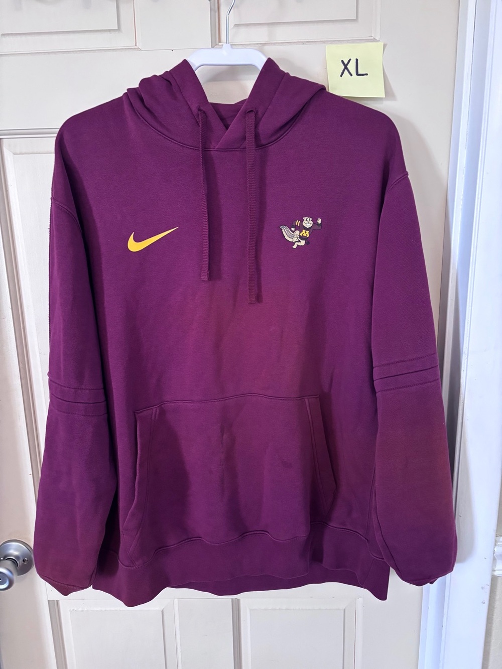 Nike Minnesota Golden Gophers fleece hoodie & Goldy Gopher